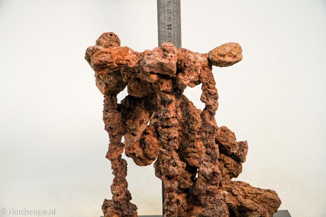 Red lava arches ornament