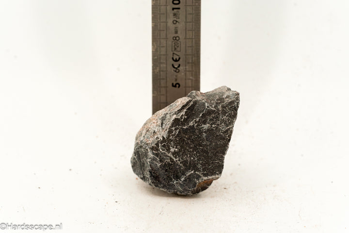 Donkere Hell Stone S120 kleine hardscape steen van Hardscape.nl, zichtbaar in de afbeelding.