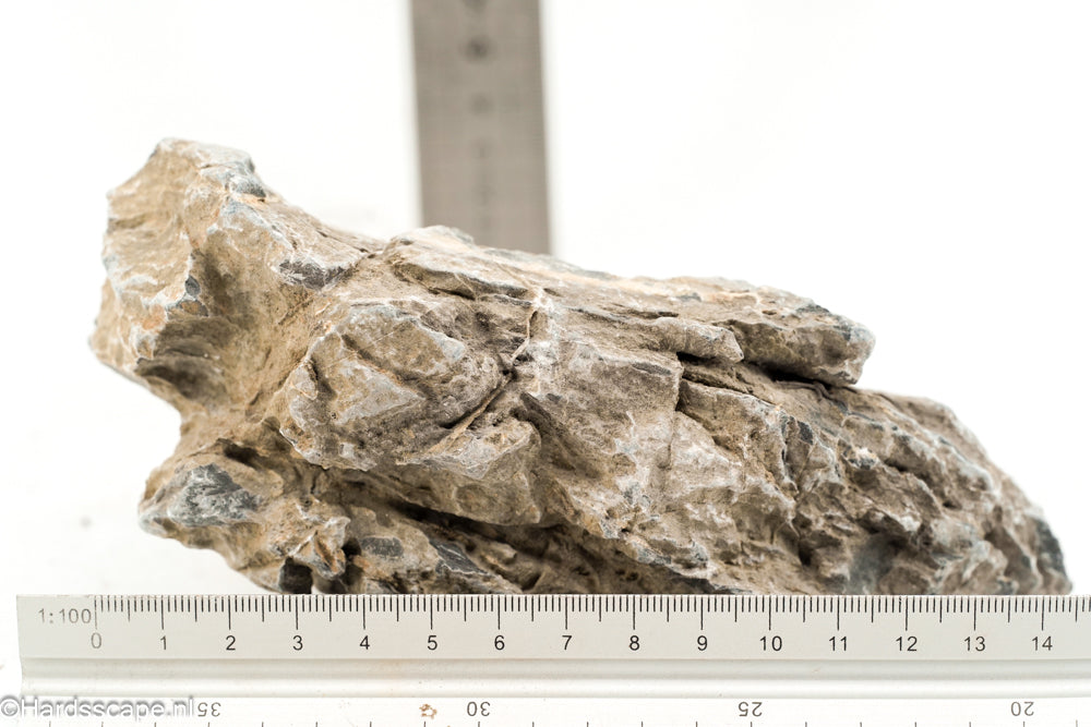 Kleine Seiryu-rock S264 van Hardscape.nl met karakteristieke blauwgrijze textuur en natuurlijke uitstraling.